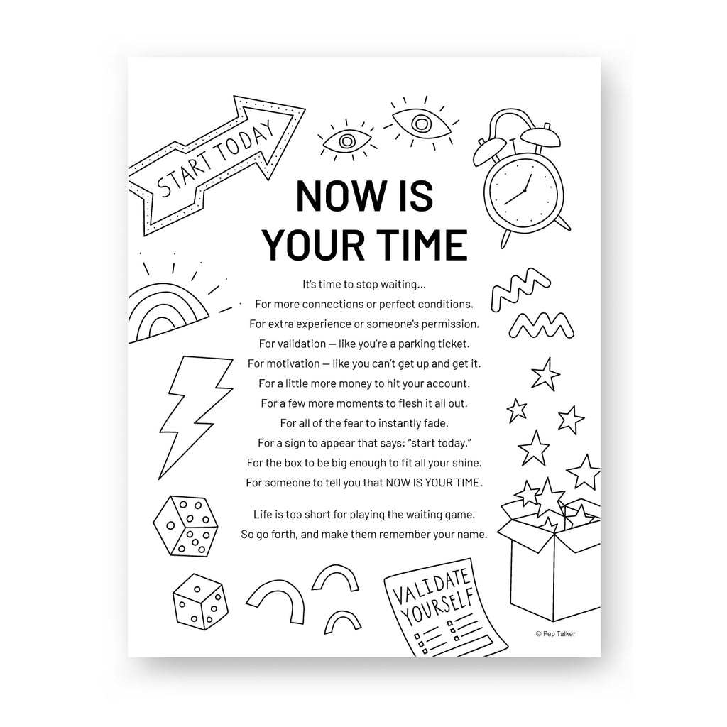 Now Is Your Time Manifesto