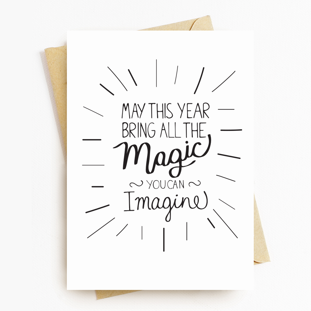 Birthday Magic Motivational Greeting Card