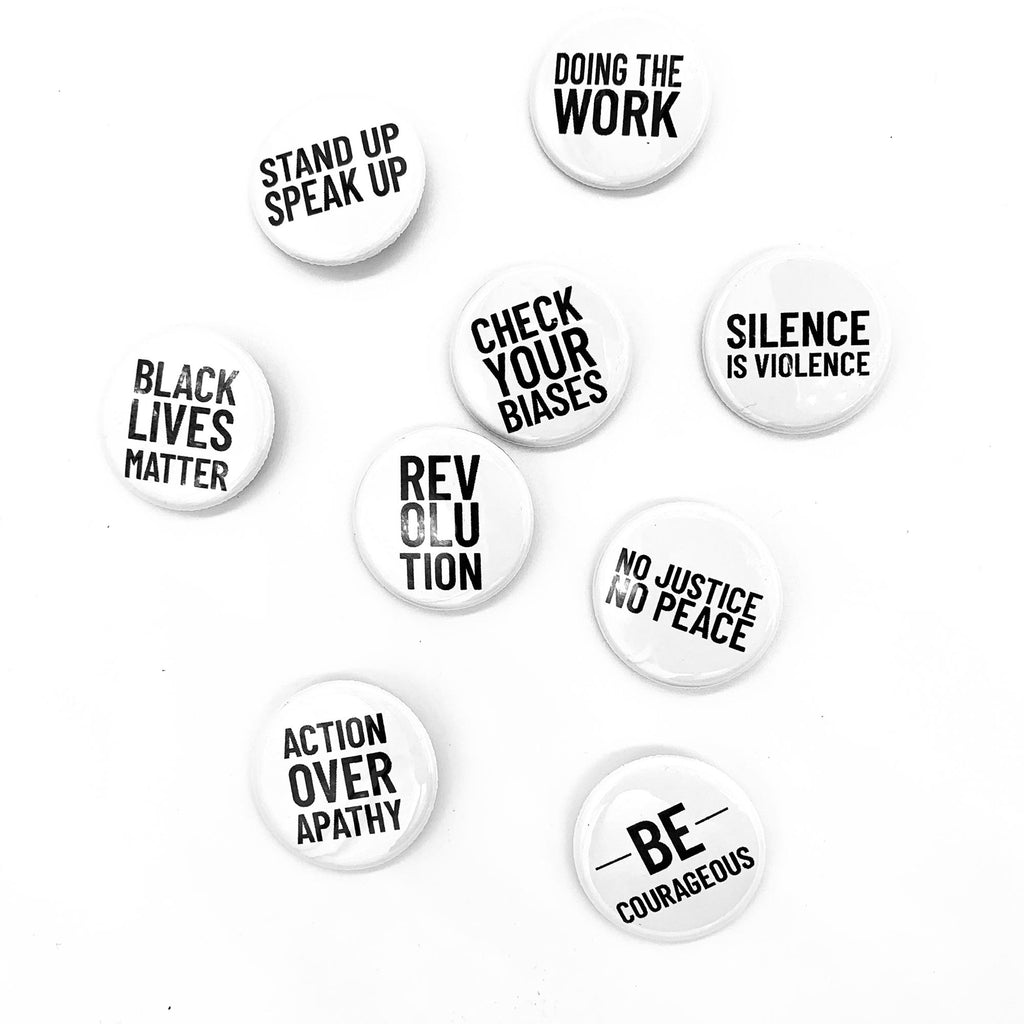 Black Lives Matter Button Set