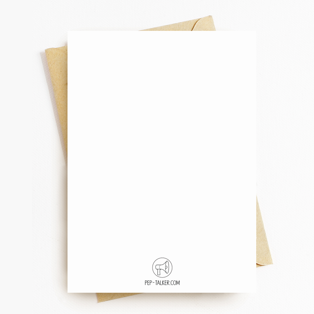 Show Yourself Motivational Greeting Card
