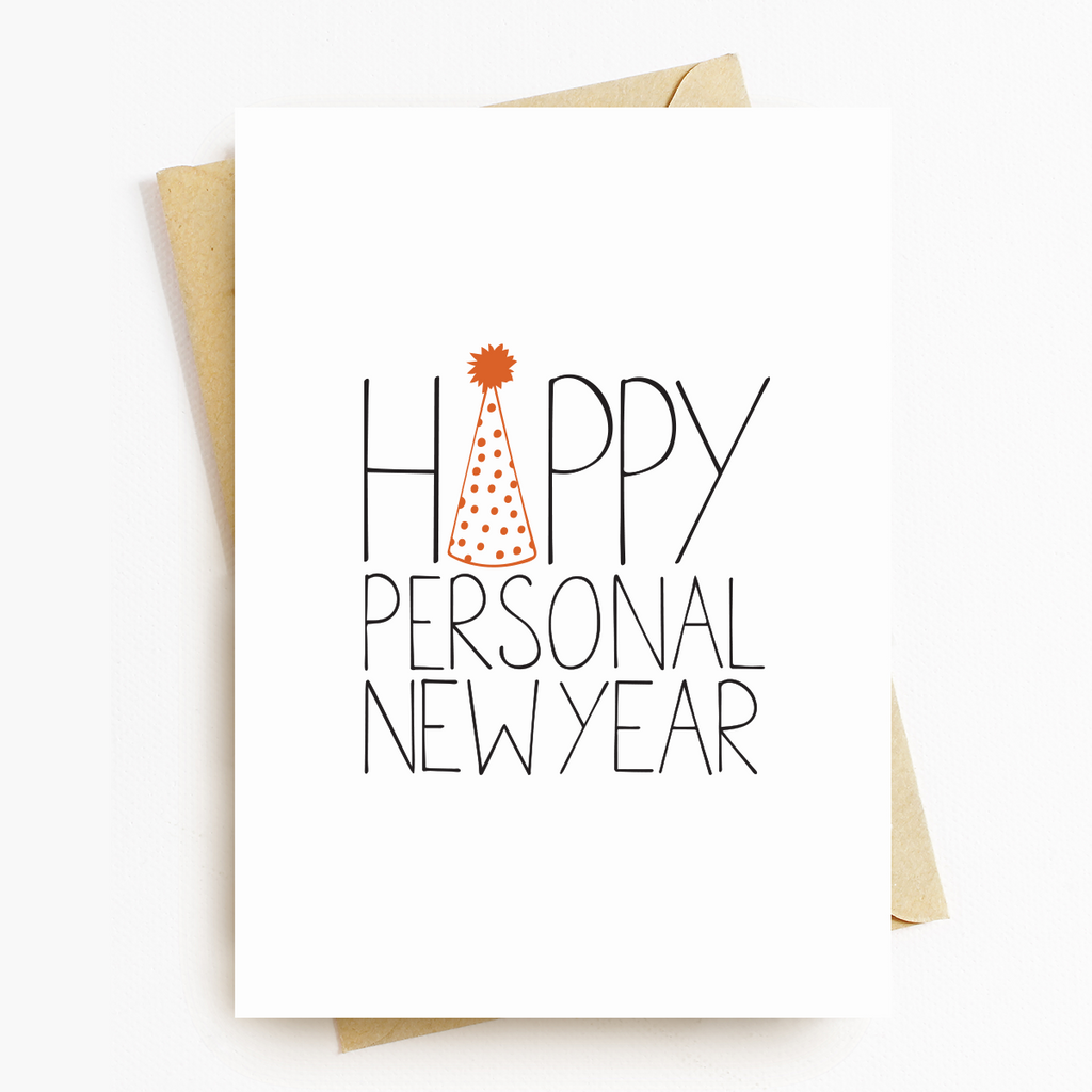 Happy Personal New Year Birthday Greeting Card